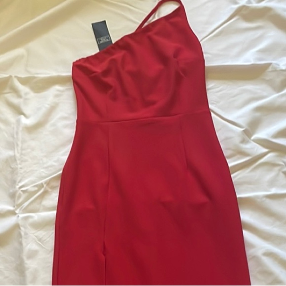 Abercrombie & fitch long red dress